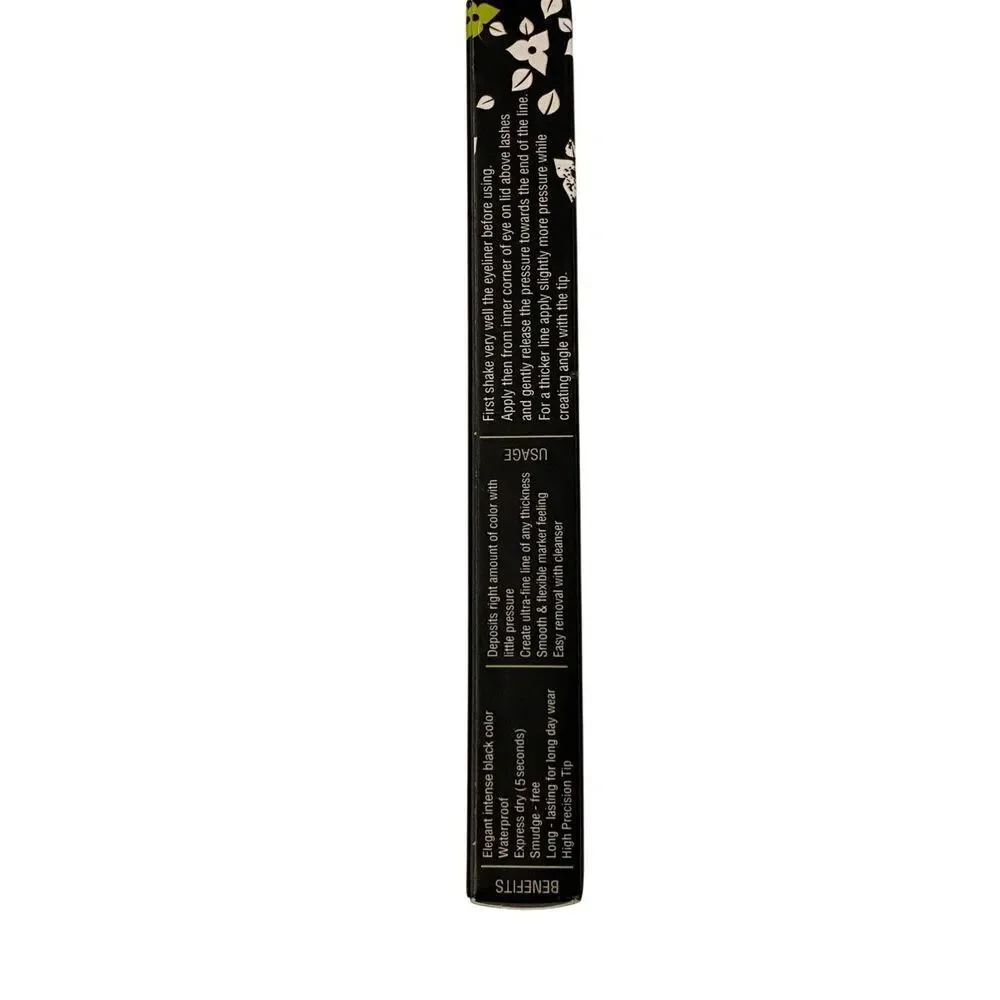 Nikka Notto Black Liquid Eyeliner Felt Tip Makeup Cosmetics Eyes Beauty Everyday